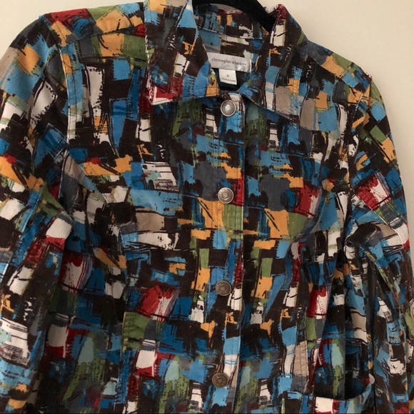 CHRISTOPHER & BANKS Multicolored Jacket Blazer - Picture 4 of 8